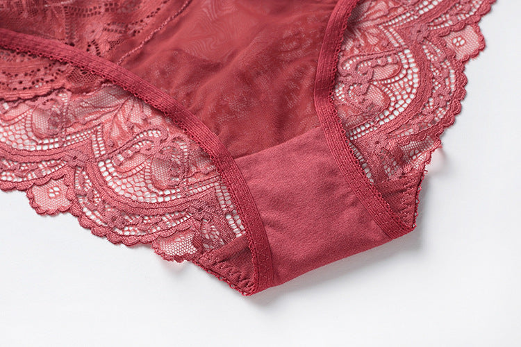 Women's Lace Underwire Bra & Panty Set