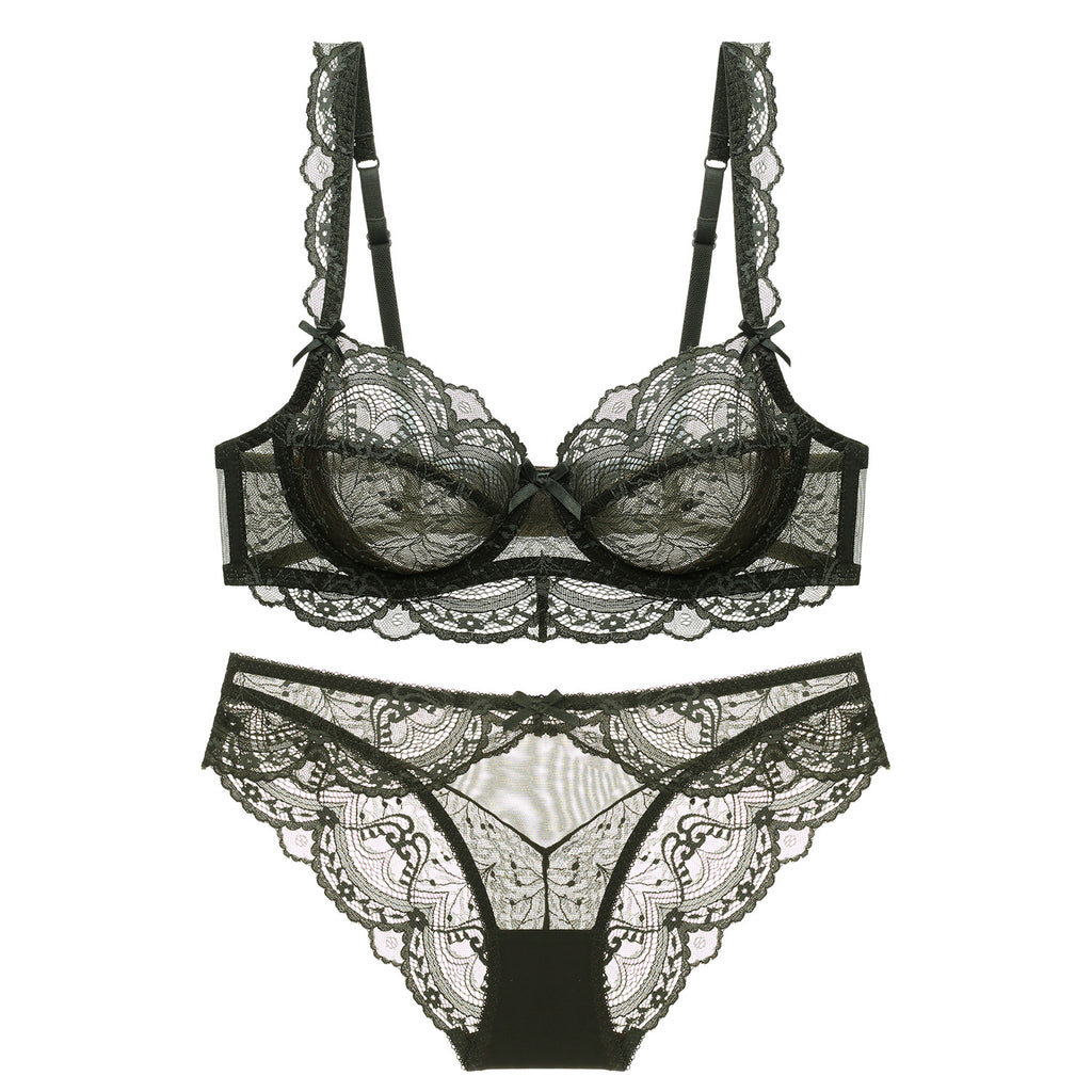 Women's Lace Underwire Bra & Panty Set