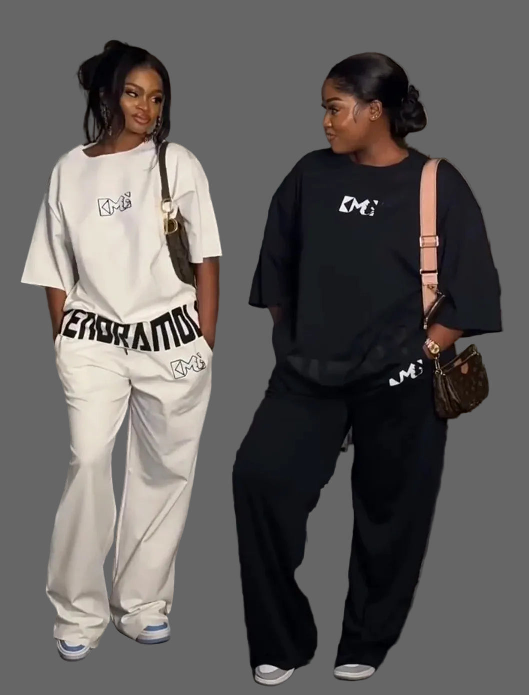Woman Casual 2 Piece Set Top and Pants